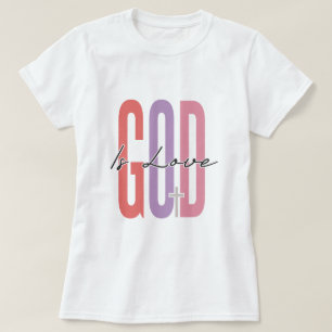 Dieu est l'amour Inspirationnel T-shirt Design