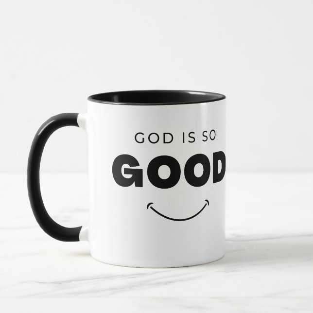 Dieu est si bon Dieu Mug, Faith Mug, Christian Mug (Gauche)