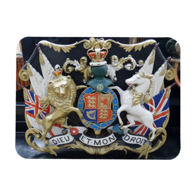 Dieu Et.Mon Droit 3"x4 Magnet (Horizontal)