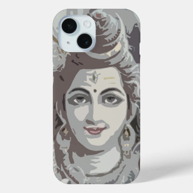Dieu hindoue shiva pomme iphone hard design coque (Verso)