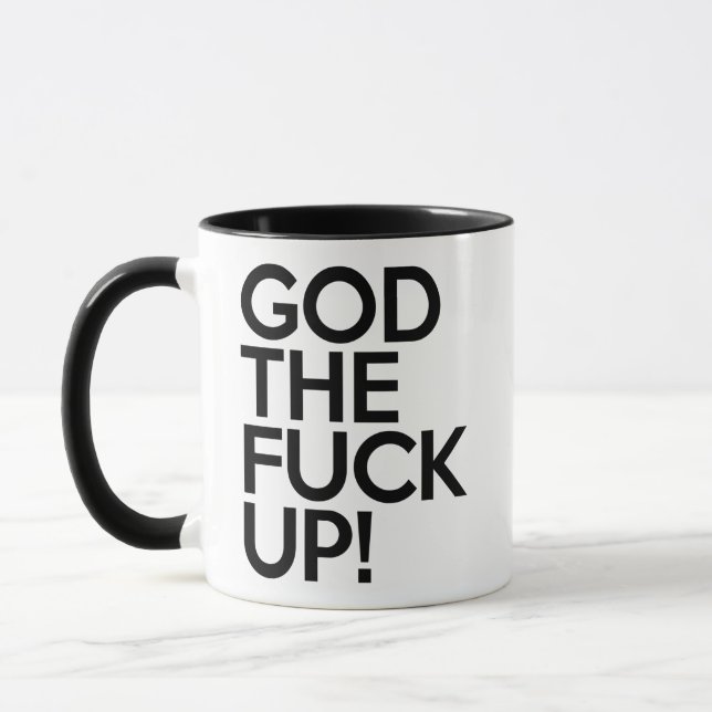 DIEU LE F-up - Odyssée de l'Ascension Mug (Gauche)
