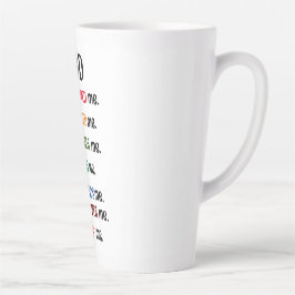 "DIEU M'A CONÇU" Latte Mug