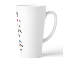 "DIEU M'A CONÇU" Latte Mug