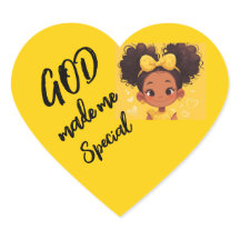 DIEU m'a fait un Sticker cardiaque spécial