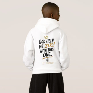 Dieu m'aide, Zéro ! Sweat à capuche pour garçons