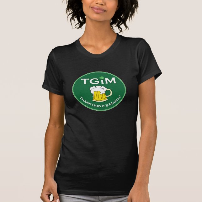Dieu merci, c'est mars - T-shirt de la Saint Paddy (Devant)