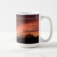 Dieu nous a donné la vie éternelle - tasse