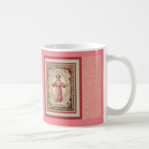Dieu rose de Jésus de bébé vous bénissent tasse de
