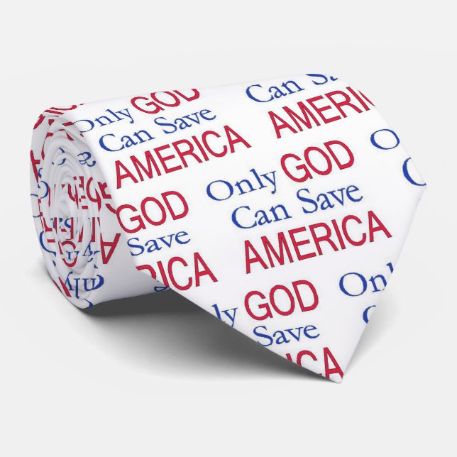 Dieu sauve la Cravate de l'Amérique (Roulé)