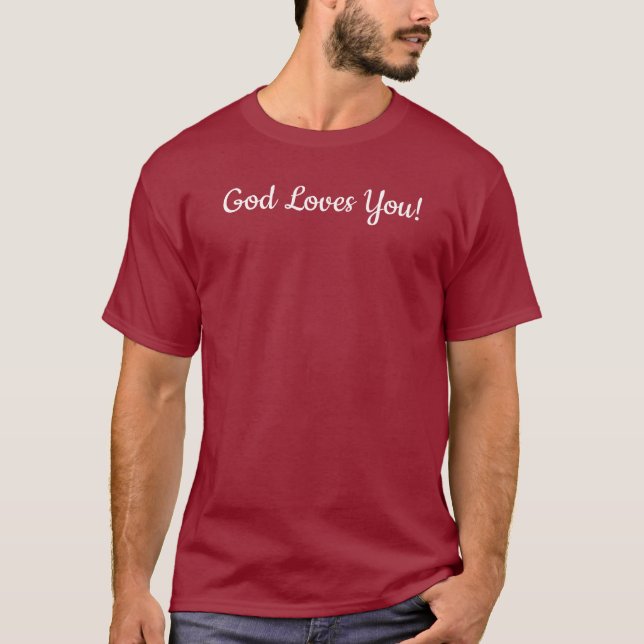 Dieu t'aime Témoin T-shirt (Devant)