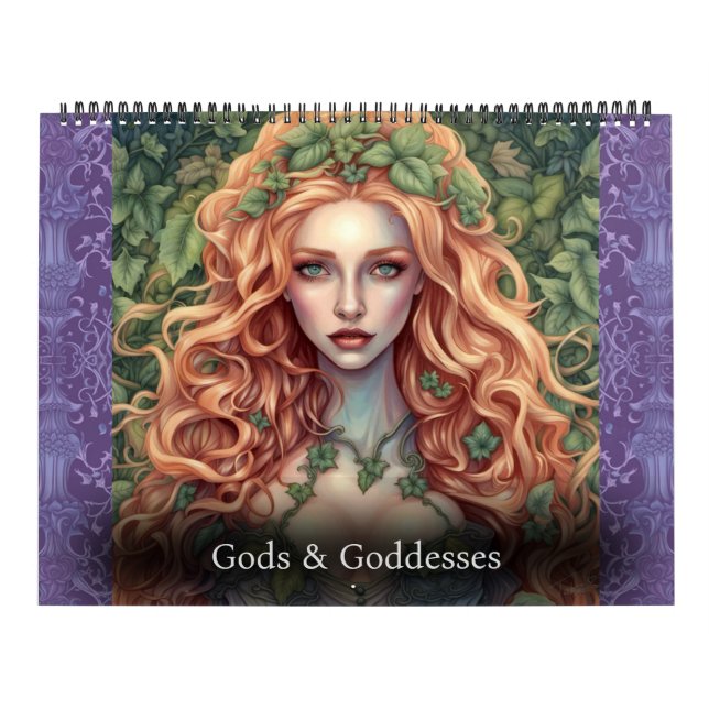 Dieux et déesses par Ivy et Bat Art Calendrier (Protection)