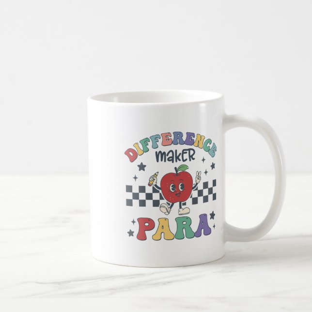 Difference Maker Para Teacher Paraprofessional Par Kaffeetasse (Rechts)