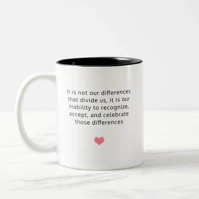 Différences de Mug citant Audre Lorde / Logo WWC  (Gauche)