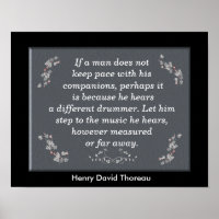 Different drummer - art poster