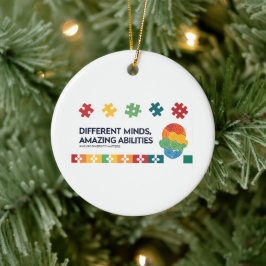 Different Minds Amazing Abilities Awareness Art Keramik Ornament
