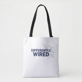 Differently Wired – Autism Awareness Month Blue  Tasche