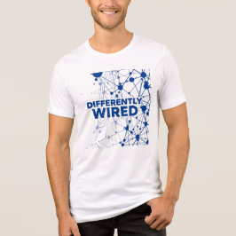 Differently Wired – Autism Awareness Month Blue Tri-Blend Shirt