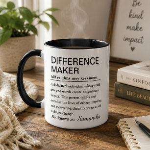 Differenz Maker Tasse - Inspiration Personalisiert
