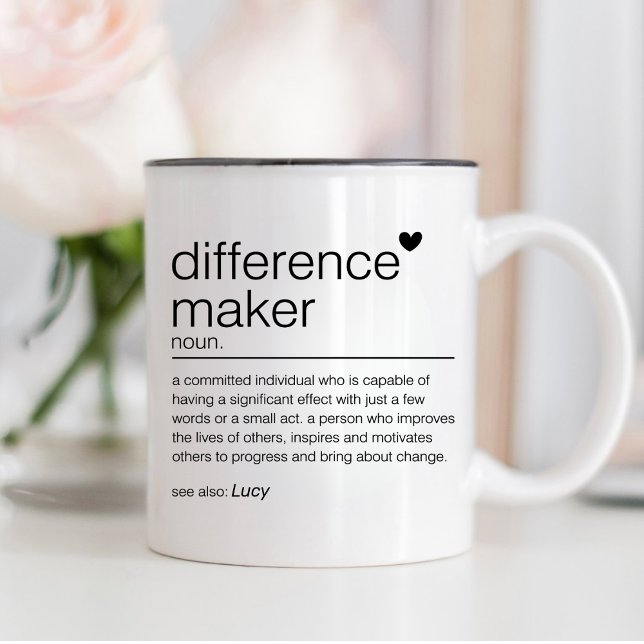 Differenzial Maker Wertschätzung Geschenk Lehrer V Zweifarbige Tasse (Von Creator hochgeladen)