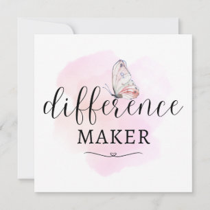 Differenzmacher Mitteilungskarte