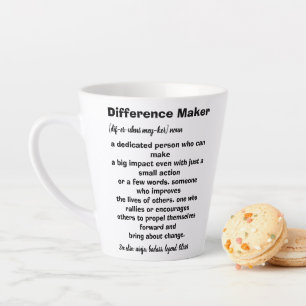 Differenzmaker-Definition inspirierend Milchtasse