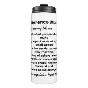 Differenzmaker-Definition inspirierend Thermosbecher