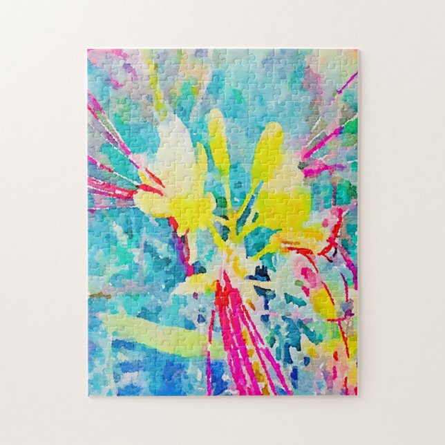 Difficile Tropical Bird of Paradise Puzzle (Vertical)