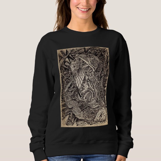 Diffracted (Höhlenbewohner), von Brian Benson Sweatshirt (Vorderseite)