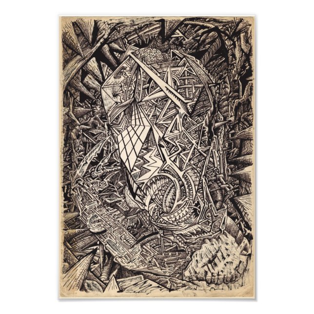 Diffrakete (Höhlenbewohner) Foto-Erweiterung Fotodruck (Vorne)