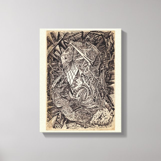 Diffrakete (Höhlenbewohner) Leinwand Art (Vorderseite)