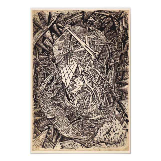 Diffraktiert (Höhlenbedecker) Fotodruck (Vorne)