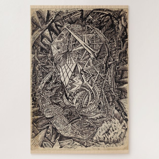 Diffraktiert (Höhlendecker), Puzzle aus Puzzle (Vertikal)