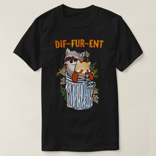 DifFurEnt I Fandom I Furries Cosplay 1 T-Shirt (Design vorne)