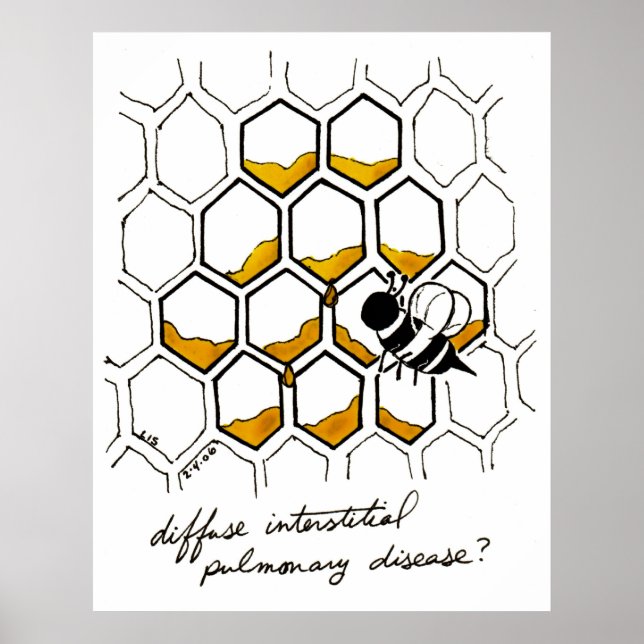 Diffuse interstitielle Lungenerkrankung Poster (Vorne)