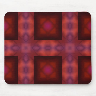 Diffuses Dunkelrotes Tartanmuster Mousepad
