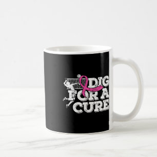 Dig for a cuure Brustkrebs Awareness Volleyball Kaffeetasse