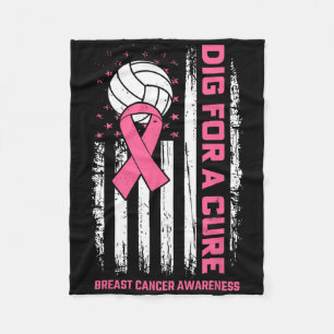 Dig zur Heilung von rosafarbenem Volleyball-Brustk Fleecedecke