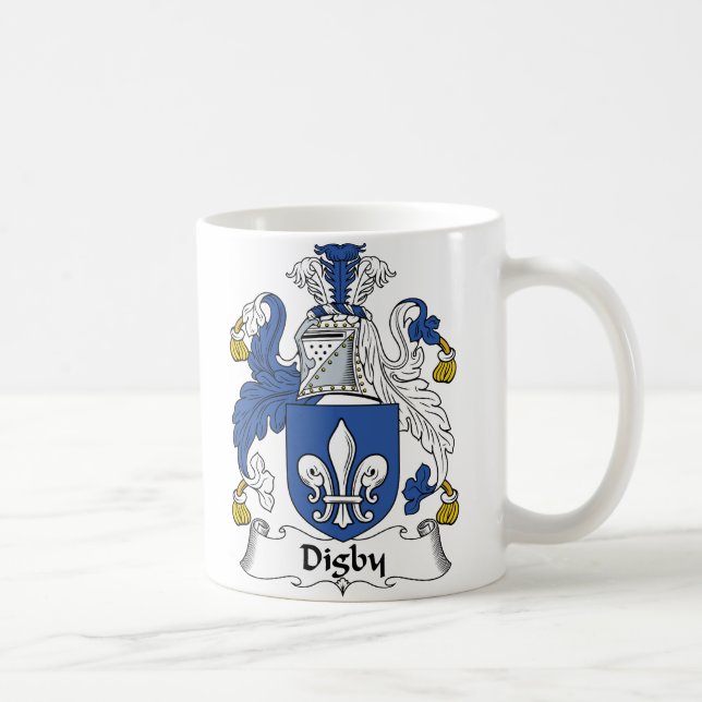 Digby Familienwappen Kaffeetasse (Rechts)