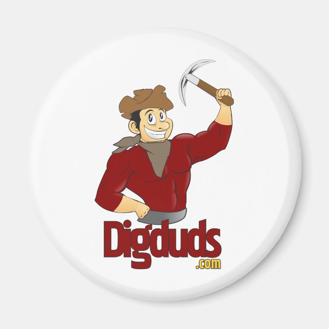 DigDuds.com Logo Magnet (Vorne)