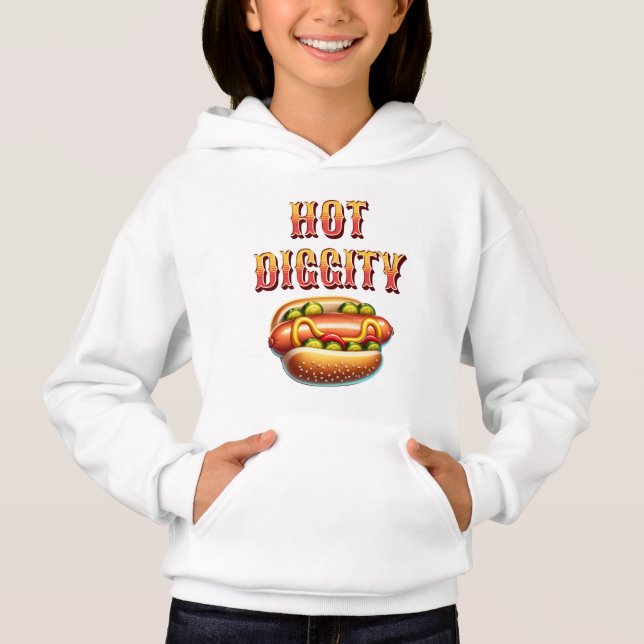 Diggité chaude | Retro Hot dog (Devant)