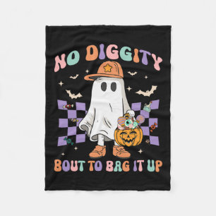 Diggy Bout, um es zu kaschieren Niedliches Ghost H Fleecedecke