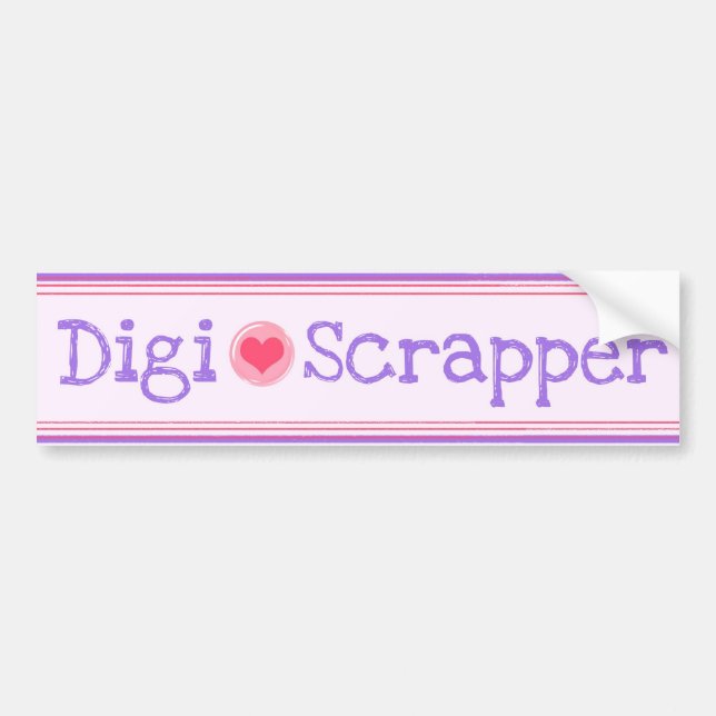 Digi-Scrapper Autoaufkleber (Vorne)