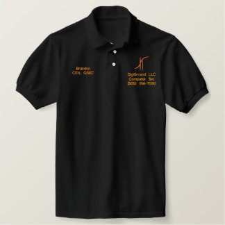 DigiGround Mens Blk Polo