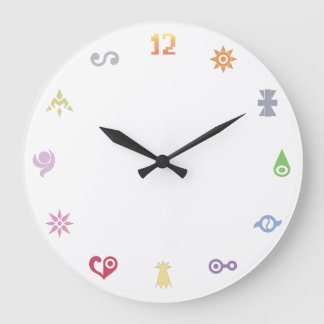 Digimon: Digidestined Wappen-Uhr Große Wanduhr