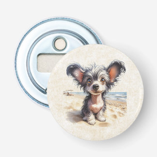 DigiPups Chinesisch entworfene Welpe Dog Beach Sze Flaschenöffner