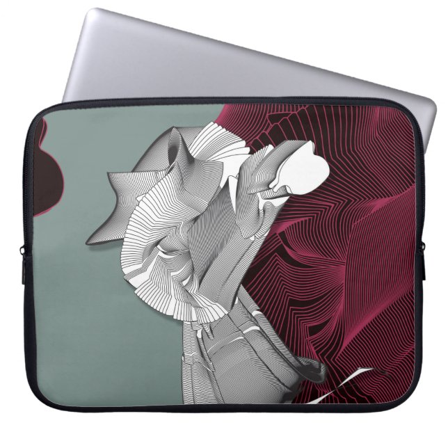 Digital Art Abbildung Laptopschutzhülle (Vorderseite)