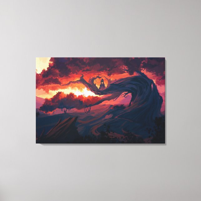 Digital Art Premium Wrapped Canvas (Gloss) Leinwanddruck (Vorderseite)