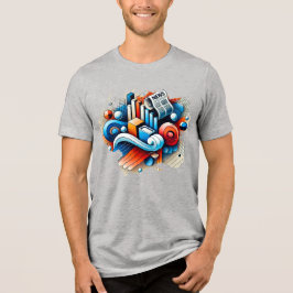 Digital Art TShirt - Chromatic Energy