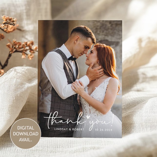 [Digital Avail.] Liebe Herzenshochzeit Dankeschön- Einladung (Von Creator hochgeladen)