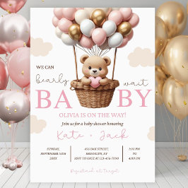 Digital Baby Girl Shower Invitation Template, Edit Einladung